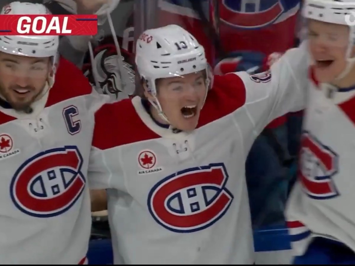 Clutch Cole Caufield led the Habs against the Sabres in Game&nbsp;55