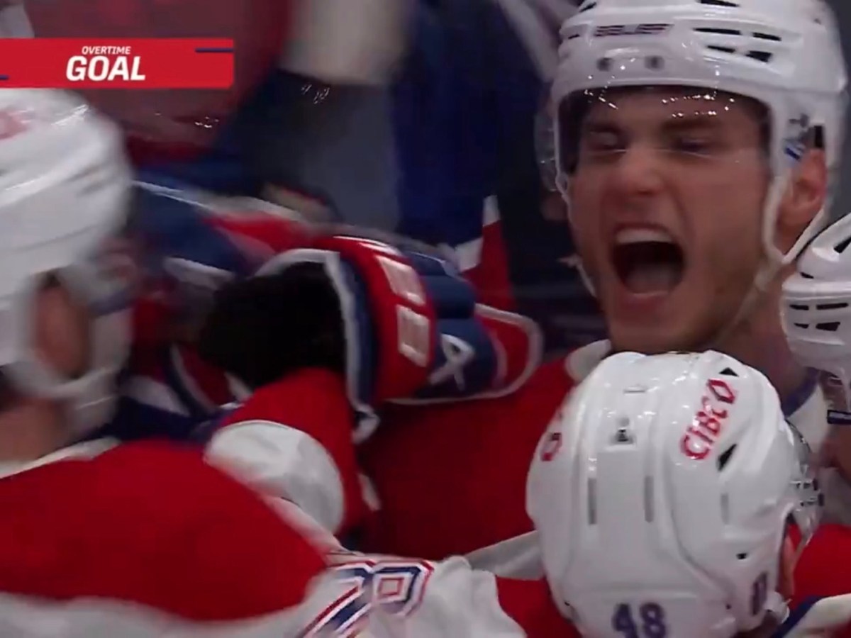 Slaf and the Habs drew first blood in Game 1 against&nbsp;Tampa